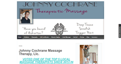 Desktop Screenshot of johnnycmassage.com
