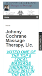 Mobile Screenshot of johnnycmassage.com